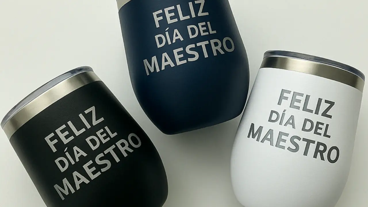 grabado laser en termo