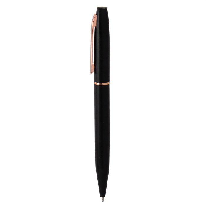 Bolígrafo "MINDY" Negro + Cobre