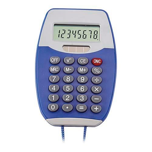 CALCULADORA COLGABLE ENCORE  AZUL