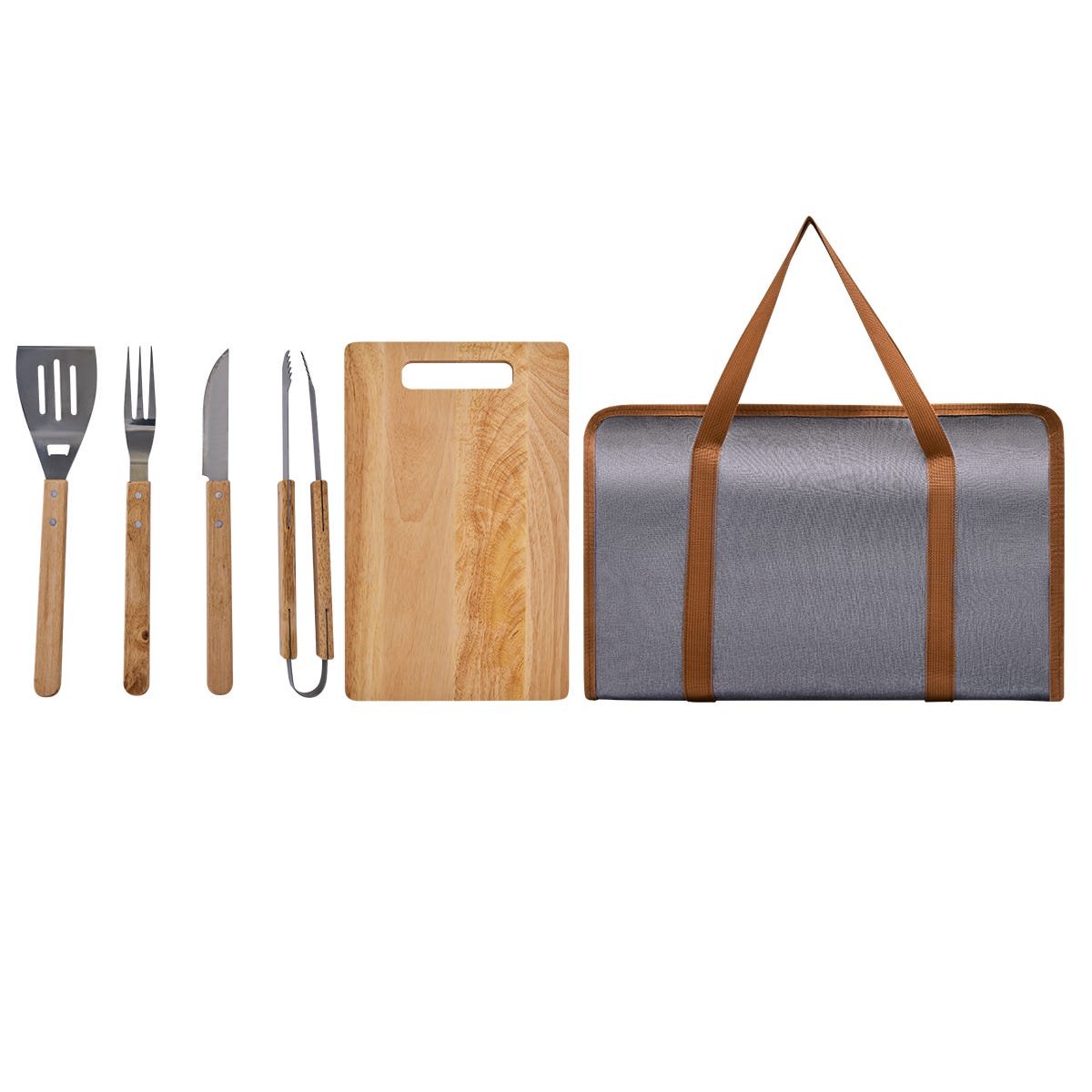 SET DE BBQ MOLT GRIS
