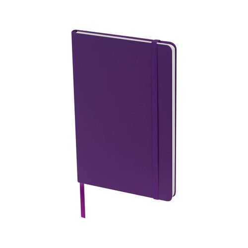 Libreta Baiona morada personalizada con logo