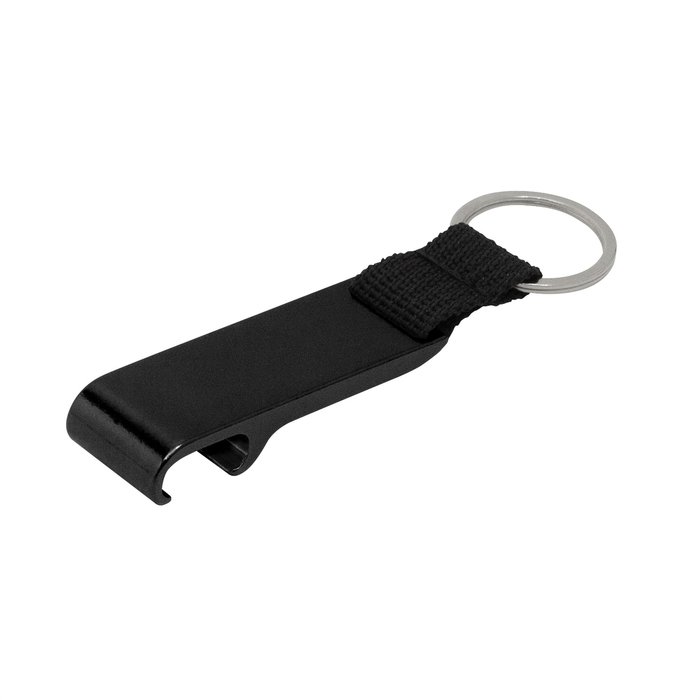 llavero destapador "OPENER" Negro