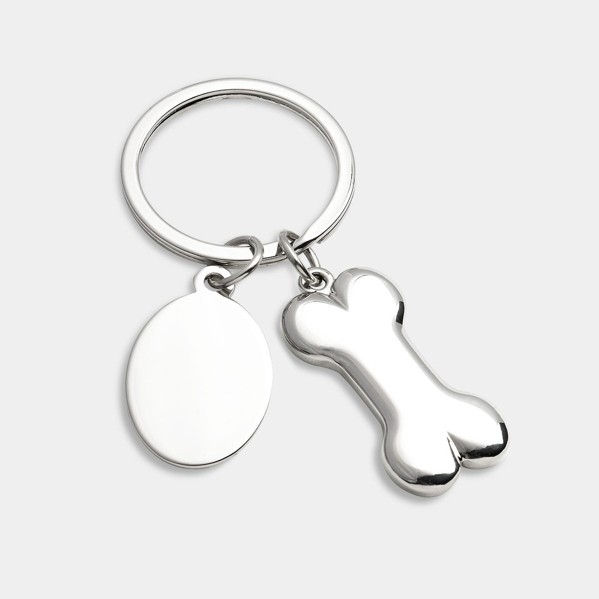 LLAVERO DOGGY PLATA