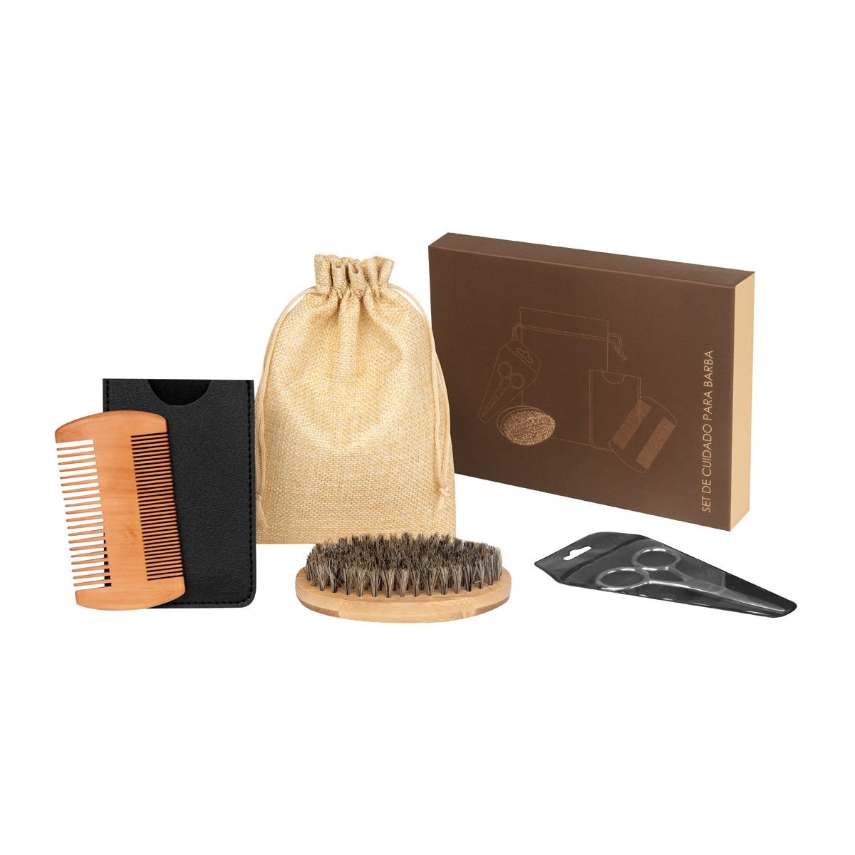 SET DE CUIDAD PARA BARBA MIVOR BEIGE